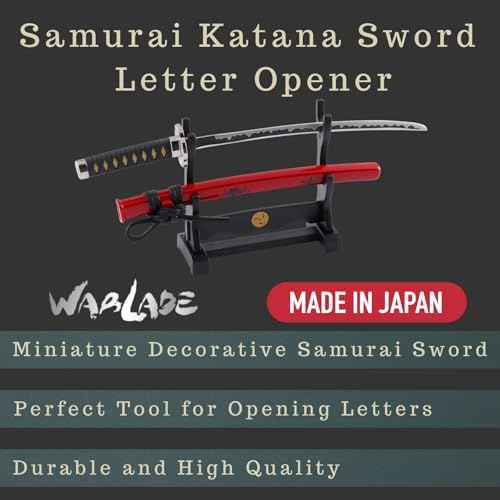 Mini Japanese Samurai Katana Sword Paper Knife Letter Opener 8.3 inch Made in JAPAN (Hijikata Toshizou)