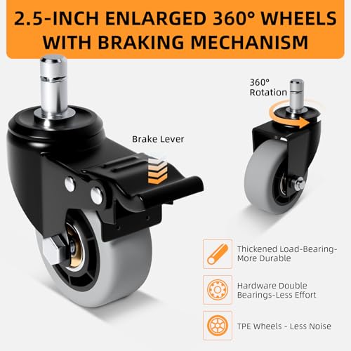 Folding Hand Truck, 500 LB Heavy Duty Luggage Cart, Utility Dolly Platform Cart with 6 Wheels & 2 Elastic Ropes for Luggage, Travel, Moving, Shopping, Office Use, Blue