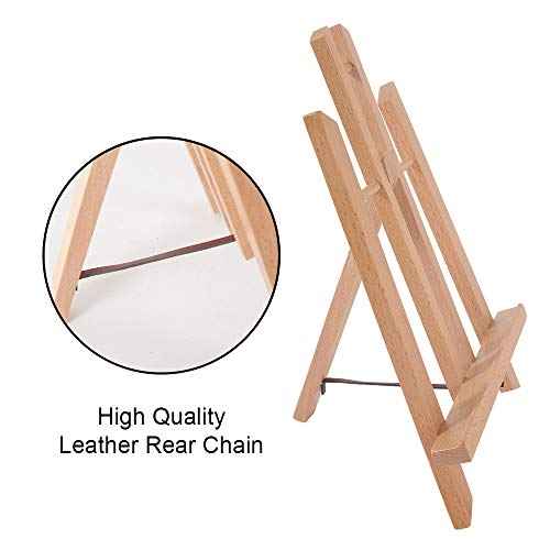 CONDA Tabletop Easel, Portable A-Frame Tripod Tabletop Easel Set for Painting Party & Displaying Canvases, Photos, Display Tripod Holder Stand for Students Kids Beginners£¨16 Pack 11.8 inch£©