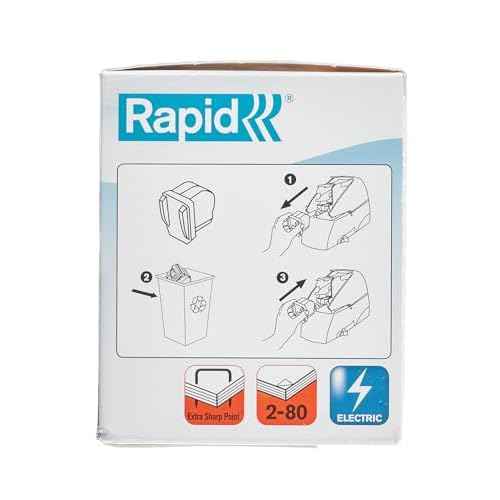 Rapid R5080 Staple Refill Cassette, for Stapling up to 80 Sheets, Use with The Rapid 5080e Electric Stapler, Includes 5000 Staples, 20993700