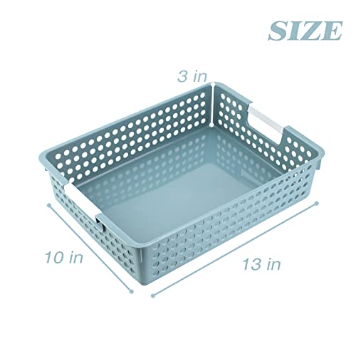 ZUNTENG 4-Pack Classroom Paper Trays with 4 Colors - Book & Office Organizer