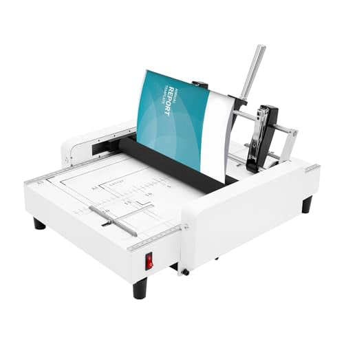 A3 Booklet Folding and Binding Machine 110V 60W Automatic Stapler for Schools & Offices