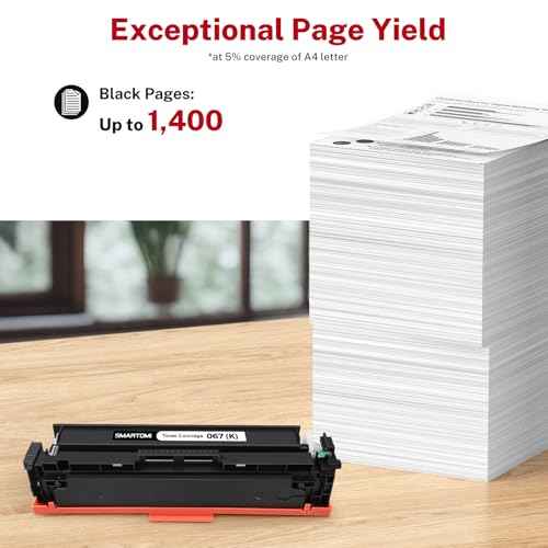 067 Black Toner Cartridge Compatible Replacements for Canon 067 067H Black Works with Canon Color imageClass LBP632Cdw MF656Cdw MF654Cdw MF653Cdw MF652Cw LBP633Cdw MF650C LBP630C Series Printer 1-Pack