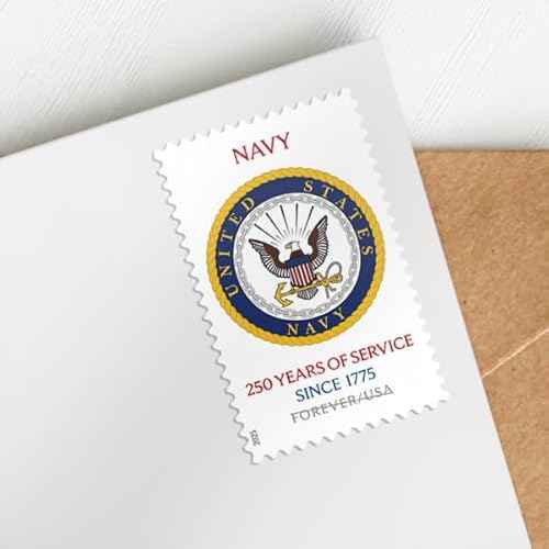 U.S. Navy 250th 2025 (Sheet of 20) First-Class Mail Forever Postage Stamps