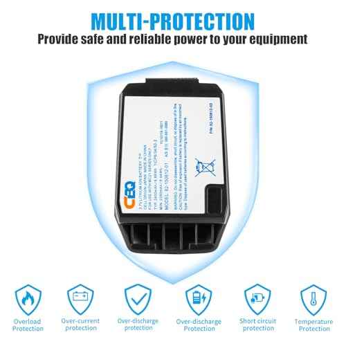 CBQ 2400mAh Replacement Battery for Symbol/Motorol'a MC2180 MC2100 MC21 MC2080 Scanners