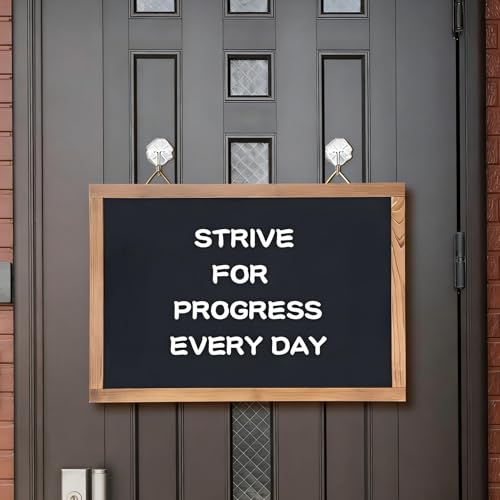 TONICE Magnetic Chalkboard Wall Decor Rustic Wood Frame 12x16 - Home & Office