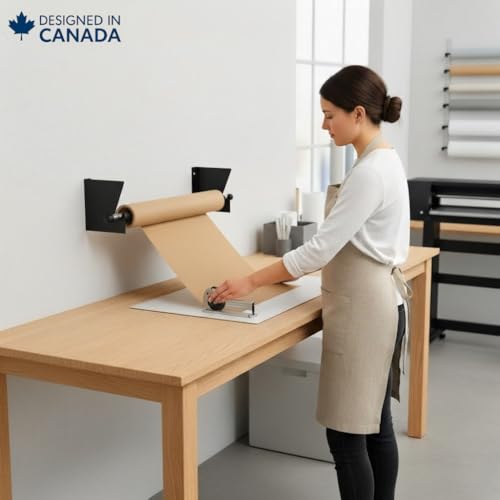 Wall Mount Roll Rack Holder - Up to 5ft