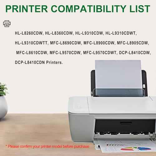 TN436 TN-436 Toner Cartridge TN433 TN431 Compatible for Brother TN436 Replacement for Brother HL-L8360CDW HL-L8260CDW MFC-L8900CDW MFC-L8690CDW Printers (4Pack, Black Magenta Yellow Cyan)