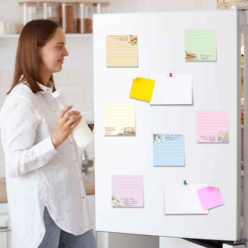 30 Pack Bible Sticky Notes - 600 Sheets Christian Notepads Inspirational Sticky Notes Religious Bible Verse Quotes Notepads for Message Reminder Gifts Diary Lists Schedules Studying Office School