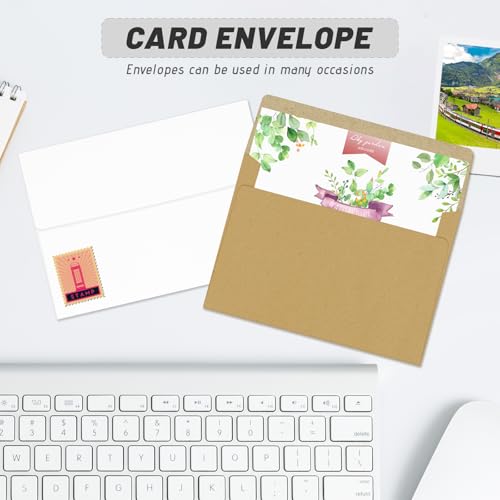 A2 Envelopes 100 Pack White Self Seal Invitations Mailers Rinrda