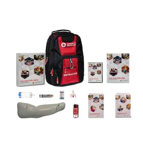 American Red Cross First Aid/CPR/AED Deluxe Instructor Kit with Skill Boost Training Supplies