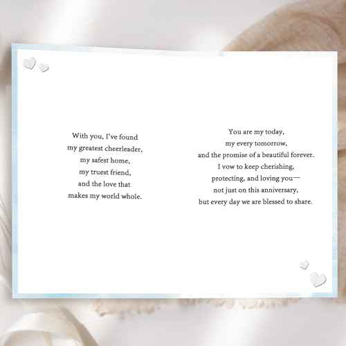 Anniversary Card to Husband Wife, Funny Anniversary Card Gifts for Women, Men, Him, Her, Valentine Day Gifts Decorations