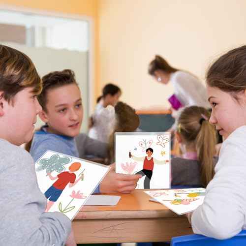 25 Pcs 8 1/2" x 11" Rigid Print Protectors Clear Sheet Protectors Hard Plastic Paper Page Magazine Protectors for Collectors Rigid Top Loaders Document Holder Birth Certificate Protector