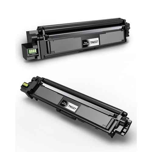 INK4U TN227 Black Toner Cartridges Compatible Replacement for Brother TN227 TN223 TN227BK TN223BK to Use with MFC-L3770CDW HL-L3270CDW HL-L3290CDW MFC-L3710CW HL-L3210CW HL-L3230CDW Printer (2 Pack)