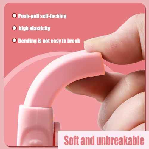 3PCS Push-Pull Eraser Clean No Crumbs Retractable Erasers Pink