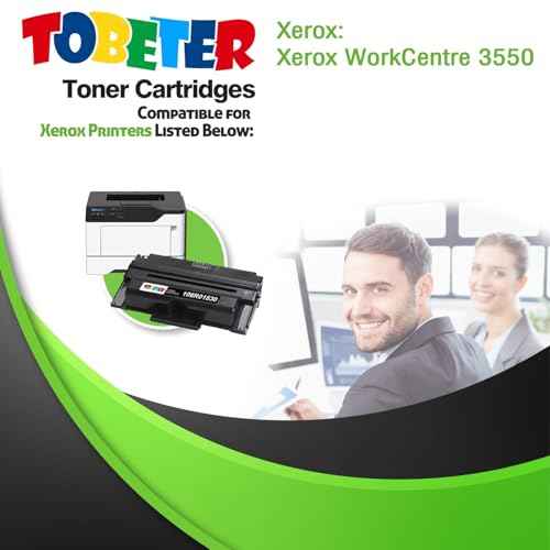 ToBeter WorkCentre 3550 Toner 11K Replacement for Xerox 3550 Toner 106R01530 for WorkCentre 3550 Printer, 11,000 Pages High Capacity (Black 106R1530 106R01528)