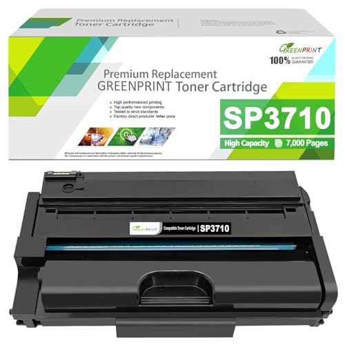 Compaitble Toner Cartridge 408284 SP3710 SP3710X SP 3710X Black High Capacity 7000 Pages for Ricoh Aficio SP 3710 SP3710 SP 3710DN SP3710DN SP 3710SF SP3710SF Printer