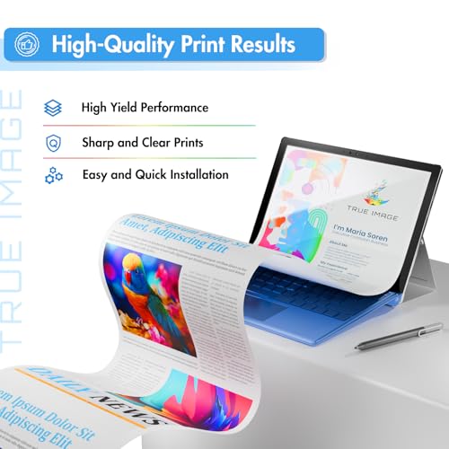 TRUE IMAGE Compatible Toner Cartridge Replacement for Canon 121 CRG-121 CRG121 for Canon imageCLASS D1620 D1650 High Yield Ink Printer (Black, 2-Pack)