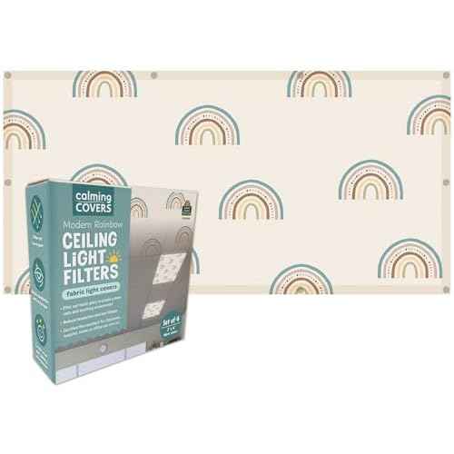 Teacher Created Resources Modern Rainbow Calming Covers Ceiling Light Filters (TCR20142)