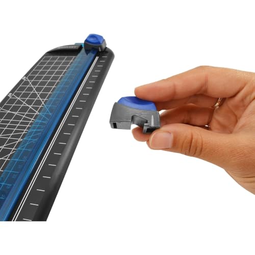Westcott Black Paper Cutter Blade Replacement Set for Multi-Purpose Trimmer, 2 Pack