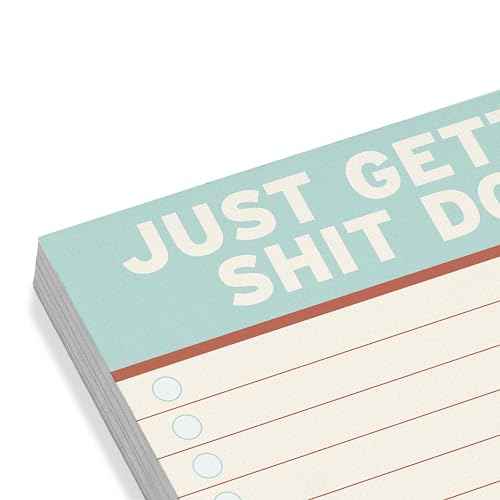 Knock Knock Getting Shit Done Large Sticky Notes (4 x 4-inches) (Pack of 8)