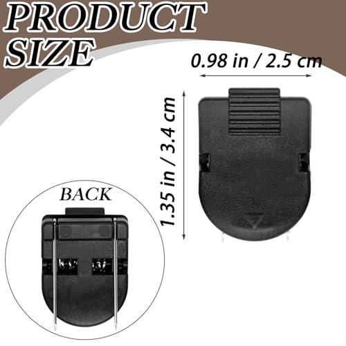 30 Pack Cubicle Clips for Fabric Walls - Office & Workspace Organization