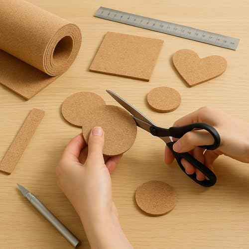 Cork Board Roll, 1/8" Thick Cork Boards for Walls, 20"x16" Cork Board Roll for Office, Home, School(NOT Self-Adhesive)