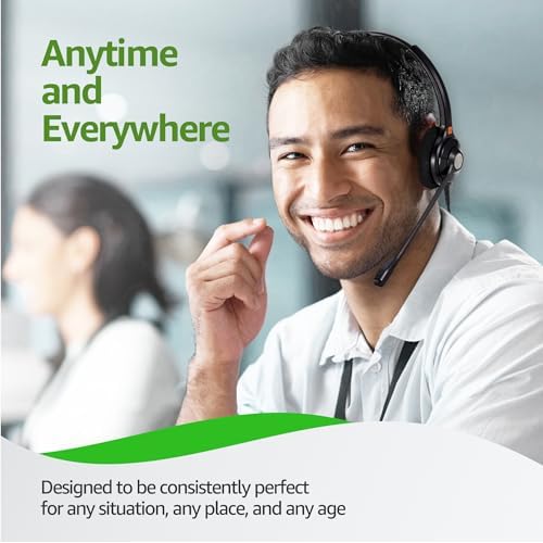 IPD Phone Headset for Office and Call Center Wired QD to RJ9 IPH-215 Binaural-Comapatible with Avaya 1608 1616 9601 9608 9611 9611G 9620 9621 9630 9631 9640 9641 9650 9670 J139 J159 J169 J179