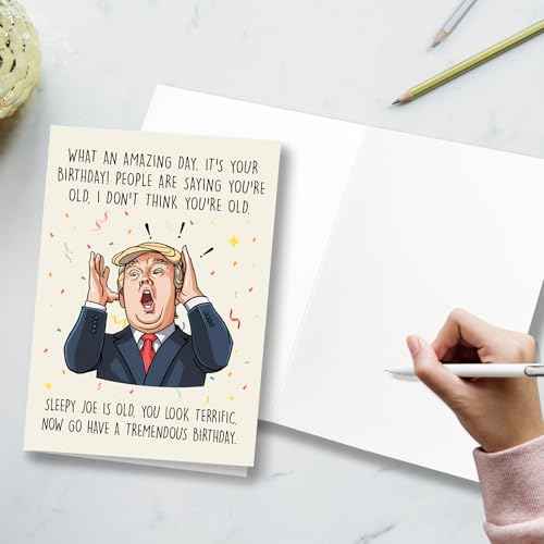Funny Birthday Card, Birthday Cards for Men, Birthday Gifts for Dad, Mom, Husband, Wife, Grandpa, Grandma, Brother, Sister, Friends And Family.