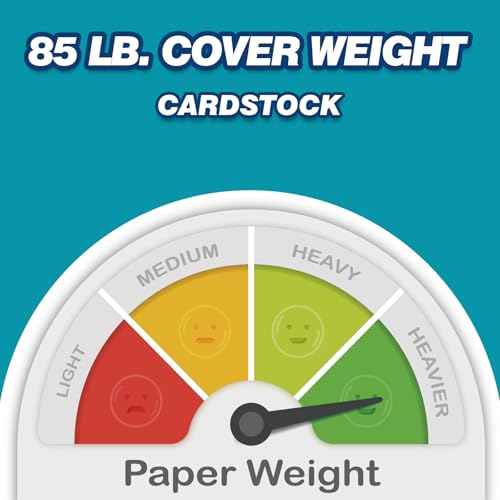 Chell Extra Heavyweight Ruled Index Cards 4x6 Inch, No Bleed-Through, 100 Count, Ruled Front and Blank Back, 85 lb. Cover Weight, White
