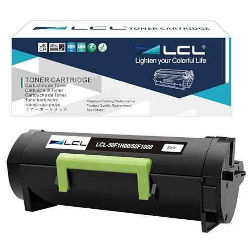 LCL Remanufactured Toner Cartridge Replacement for Lexmark 50F1H00 50F1000 501H 501 5000pages MS310 MS310d MS310dn MS312 MS312DN MS315 MS315dn MS410 MS410d MS410dn MS415 MS415DN MS510 (1-Pack Black)