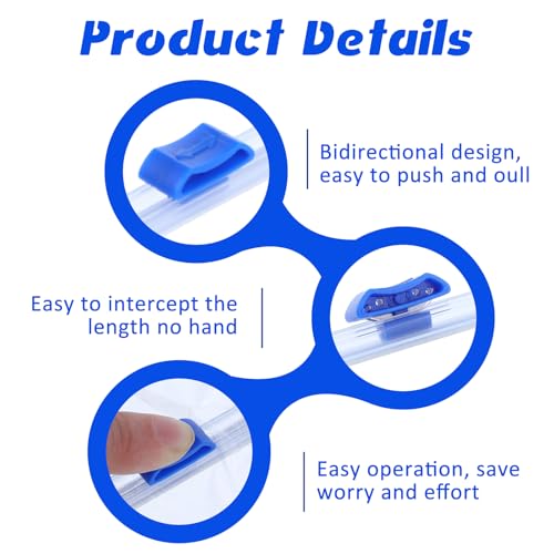Plastic Wrap Cutter Dispenser 4-Pack for Kitchen Food Wraps & Aluminum Foil