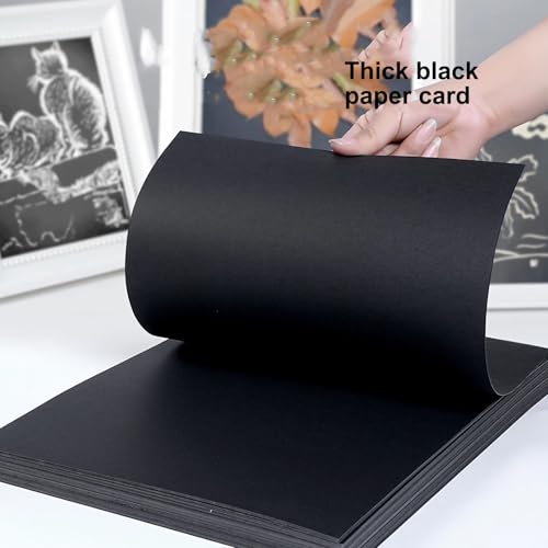 24¡±¡¿36¡± Large Poster Board 30pcs Black Poster Paper Poster Board Bulk suitable for DIY, Crafts, Signs Project Presentations, Drawing and School Supplies,250GSM Thickness Blank Posterboard
