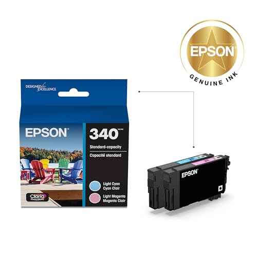 Epson 340 Claria Photo HD Ink Standard Capacity 2 Color Cartridge Combo Pack (T340922-S) Works with Expression Photo XP-8800