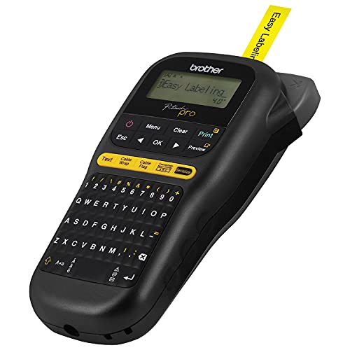 Brother P-touch Pro Label Maker PTH111 4.3W x 8.0D x 2.2H Portable Laminated Label Printer