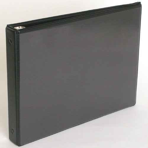 StoreSMART - Flip Chart Easel Presentation Binder - Portrait/Vertical - Black - VH430