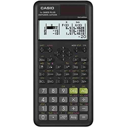 Casio fx-300ES Plus 2nd Edition ? Standard Scientific Calculator | 262 Functions, Natural Textbook Display? | Ideal for Middle School, High School Math, Statistics & Algebra | Black