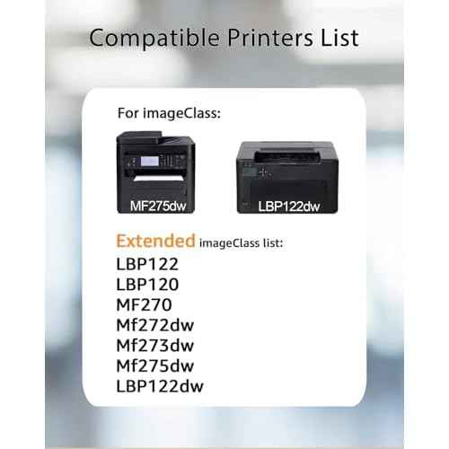 greencycle Compatible Replacement for Canon CRG 071 CRG-071 Black Toner Cartridge LBP122dw LBP122 LBP120 MF270 Mf272dw Mf273dw Mf275dw(1Pk,with chip Show Ink Level)