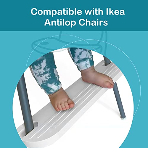 Adjustable IKEA Antilop Foot Rest for High Chair - 4-Way Polypropylene, Non-Slip