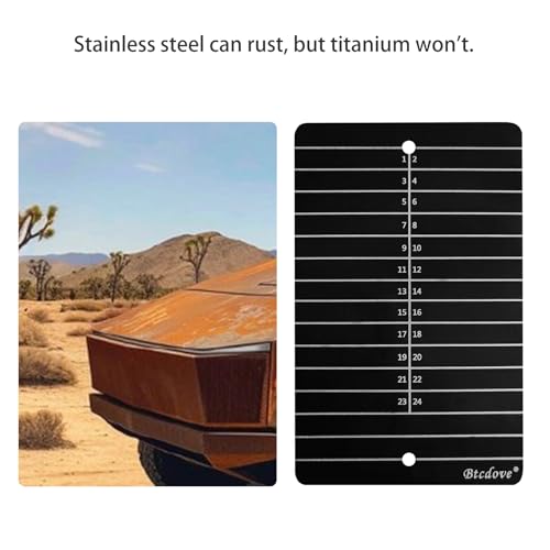 Titanium Seed Phrase Storage Plates ? Dual Plate Design with Steel Stamps & Metal Workbench, Anti-Tamper Security Solution