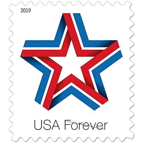 Star Ribbon 100 Forever First Class Postage Stamps