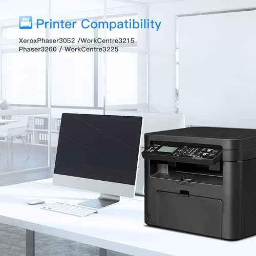 LxTek Compatible Toner Cartridge Replacement for Xerox 106R02777 to use with Phaser 3260 3260/DI 3260/DNI 3260DI 3260DNI WorkCentre 3215 3215/NI 3215NI 3225 3225/DNI 3225DNI Printer (1 Pack, Black)