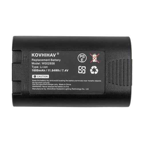 (2 Pack) Updated li-ion Battery 7.4v 1600mah 11.84Wh for Rhino 4200 Rhino 5200 LabelManager 420P LabelManager 360D