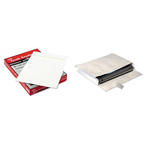 Quality Park Survivor Lightweight Tyvek Expansion Mailers with Flap-Stik Closure, 25 Count, 10 x 13 Inches