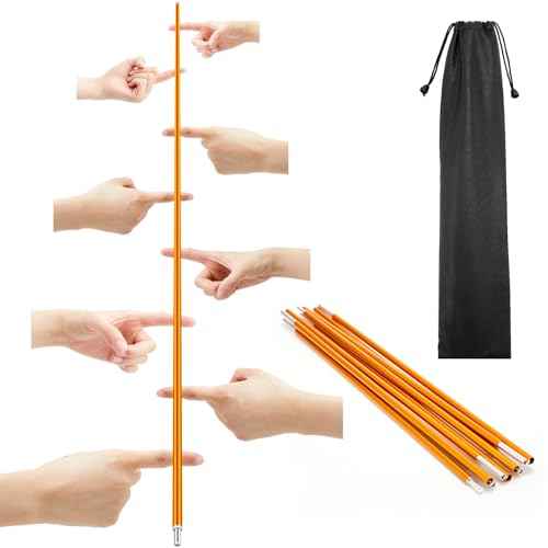 Helium Stick Game Team Building Games for Work,Corporate Team Building Games,Build Teams and Communication Skills,Challenge Success for Leadership Listening,Easy to Carry,Yellow,11.8ft