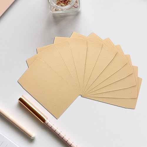100 Pack Coin Envelopes 3.23"¡¿4.53",Brown Kraft Small Envelopes,Fully sealed seed envelope£¬Kraft Small Coin Envelopes,Seed Envelopes, Mini Envelopes for Office, Home, School