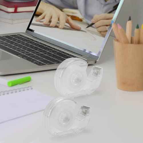 36 Pcs Transparent Tape with Dispenser, 0.7 in x 1000 in Clear Tapes and Refillable Dispensers, Office Tape Rolls with Dispenser Bulk for Craft Jobs, Gift Wrapping, Repairing, Home and School