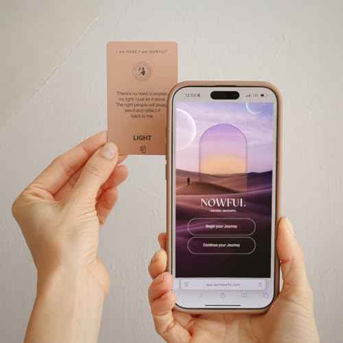 Smart Affirmation Cards ? Daily Mindfulness, Motivation & Self Care Deck with Phone Tap App for Personalized Guidance, Emotional Clarity & Positive Rituals
