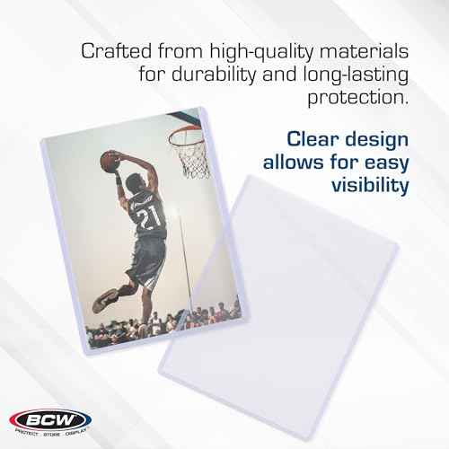 BCW 5 X 7 Photo Toploader - 25 ct | Photo Postcard Protectors, Rigid Hard Plastic Holders | Card Sleeves Photo Holders for 5x7 Memories and Collectibles and Document Storage
