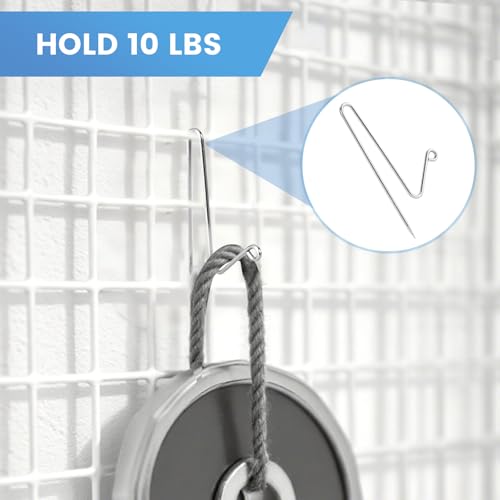 30 Pack Fabric Wall Hooks for Cubicle Panels Office Home Organization